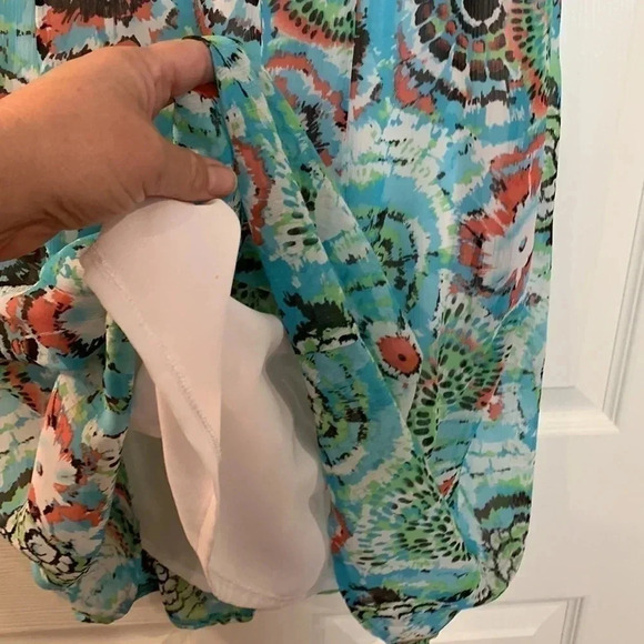 Tribal Multicolor Floral Midi Dress - Picture 5 of 10